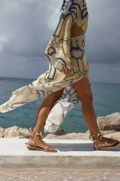 Shoes-Johanna Ortiz Amazonia Peruana Sandals In Nude