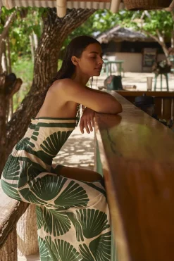 Trending Now-Johanna Ortiz Ancient Peru Dress In Green