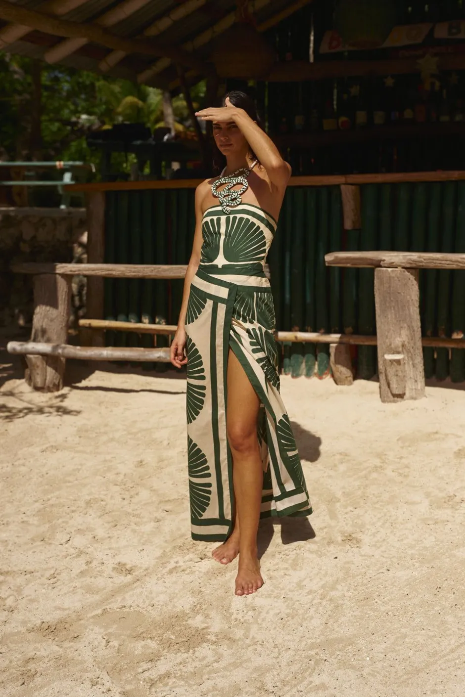 Dresses-Johanna Ortiz Ancient Peru Dress In Green