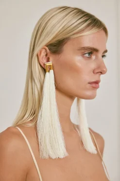 Jewelry-Johanna Ortiz Bodacious Earrings In Ecru