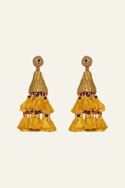 Jewelry-Johanna Ortiz Caudal Magico Earrings In Ochre