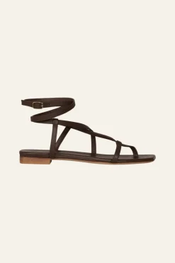 Shoes-Johanna Ortiz Central Portions Sandals In Chocolate