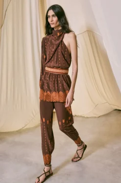 Shoes-Johanna Ortiz Central Portions Sandals In Chocolate