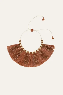 Jewelry-Johanna Ortiz Cine Afrique Necklace In Brown
