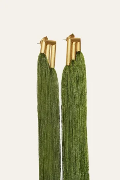 Jewelry-Johanna Ortiz Color Ways Earrings In Olive