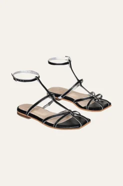 Shoes-Johanna Ortiz Conquistadora Sandals In Black