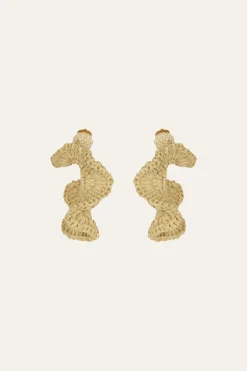 Jewelry-Johanna Ortiz Dance Elements Hoops In Ecru