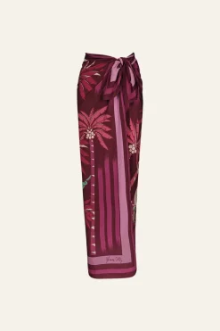 Shawls-Johanna Ortiz De Palmeras Maxi Shawl In Magenta
