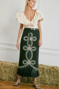 Bottoms-Johanna Ortiz El Viejo Oeste Skirt