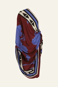 Shawls-Johanna Ortiz Elongo Florals Shawl In Indigo