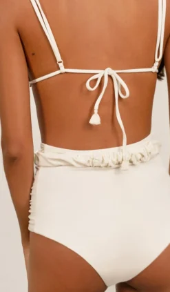 Swimwear-Johanna Ortiz Enjipai Bikini Top In Ecru