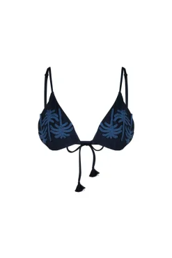Swimwear-Johanna Ortiz Enjipai Bikini Top In Navy