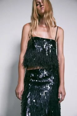 Tops-Johanna Ortiz Exotic Purs Crop Top