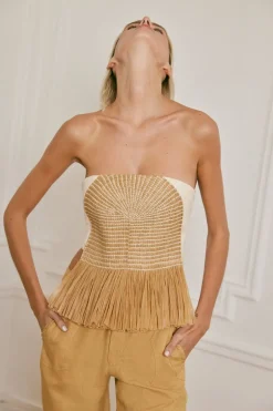 Tops-Johanna Ortiz Exploring Textures Top