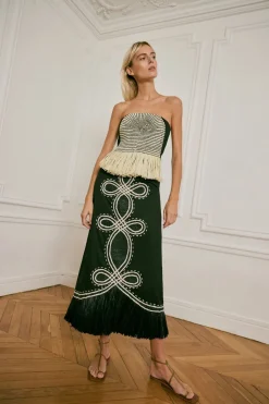 Tops-Johanna Ortiz Exploring Textures Top In Black