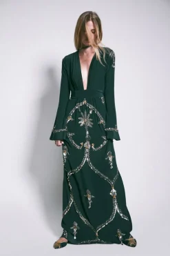 Shoes-Johanna Ortiz Fantasising Flats In Green