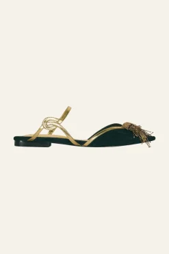 Shoes-Johanna Ortiz Fantasising Flats In Green