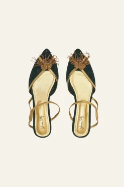 Shoes-Johanna Ortiz Fantasising Flats In Green
