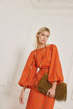 Dresses-Johanna Ortiz Geometric Composition Dress