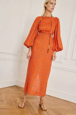 Dresses-Johanna Ortiz Geometric Composition Dress