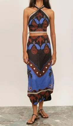 Tops-Johanna Ortiz Grateful Warrior Top