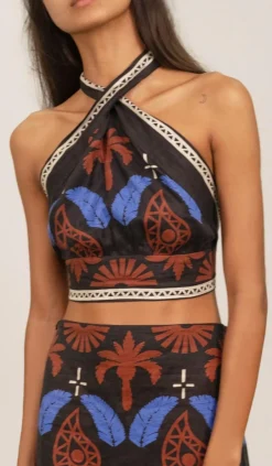 Tops-Johanna Ortiz Grateful Warrior Top