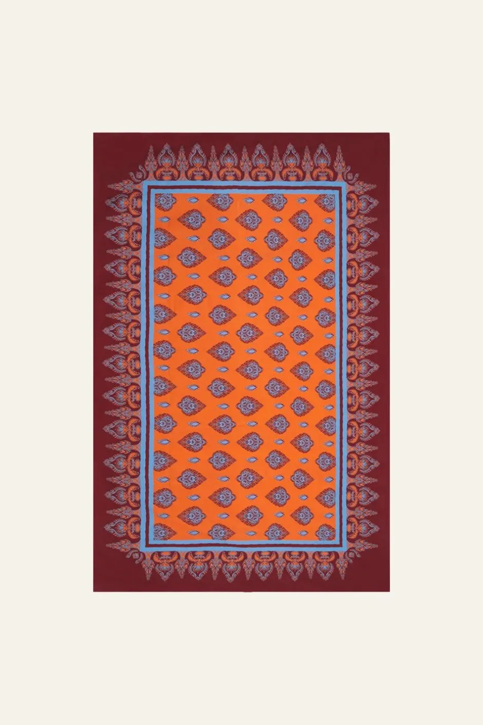 Shawls-Johanna Ortiz India Chintz Shawl In Orange