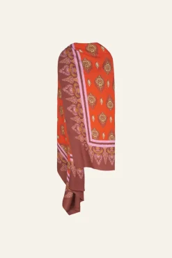 Shawls-Johanna Ortiz India Chintz Shawl In Red