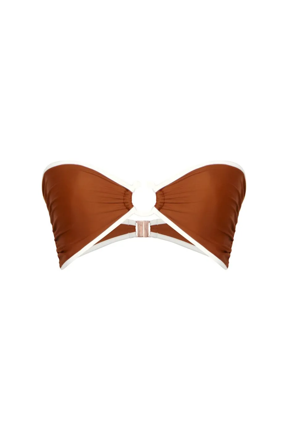 Swimwear-Johanna Ortiz Intense Colorings Bikini Top In Terracota