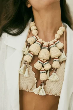 Jewelry-Johanna Ortiz Jump For Joy Necklace In Ecru