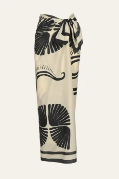 Pareos & Coverups-Johanna Ortiz Kene Pareo In Ecru & Black