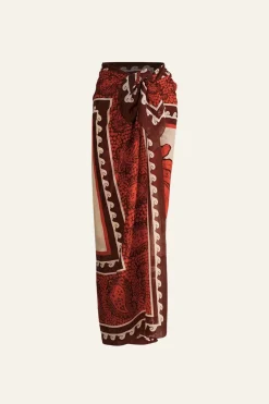 Pareos & Coverups-Johanna Ortiz Kilimanjaro Pareo In Red