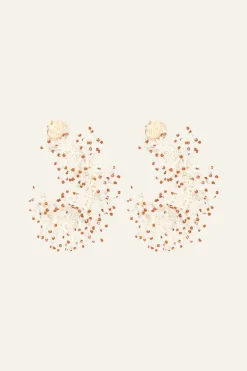 Jewelry-Johanna Ortiz Leyendas Africanas Earrings In Ecru