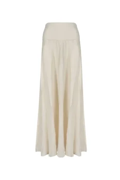 Trending Now-Johanna Ortiz Light And Sound Skirt In Ecru