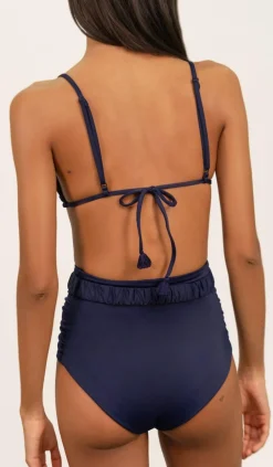Swimwear-Johanna Ortiz Mahaba Bikini Bottom In Navy