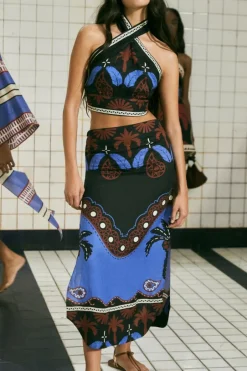 Bottoms-Johanna Ortiz Masaai Mythology Skirt