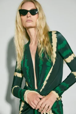 Dresses-Johanna Ortiz Mito De La Selva Dress In Green