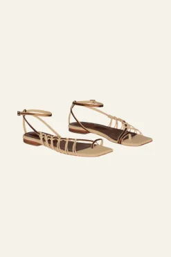 Shoes-Johanna Ortiz Moon Gazer Flats In Nude