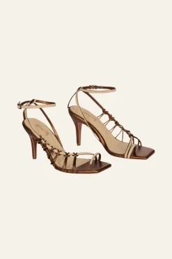 Shoes-Johanna Ortiz Nocturna Heels In Copper