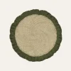 Table Linens-Johanna Ortiz Orpua Placemat In Green Set Of 2