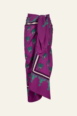 Shawls-Johanna Ortiz Palms Shawl In Purple