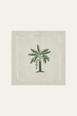 Table Linens-Johanna Ortiz Platanera Napkins In Jade Set Of 4