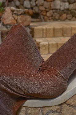 Bottoms-Johanna Ortiz Rainstorm Skirt In Chocolate