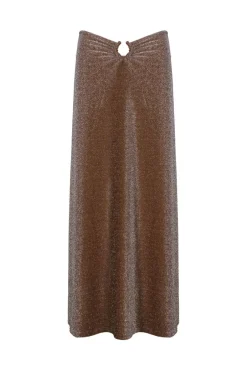 Bottoms-Johanna Ortiz Rainstorm Skirt In Chocolate