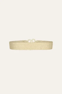 Belts-Johanna Ortiz Rhythmic Ripple Belt In Ecru