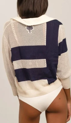 Tops-Johanna Ortiz Rio Mara Top In Navy