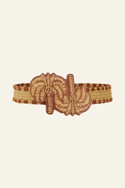 Belts-Johanna Ortiz Rustle Of Palm Trees Belt In Sand