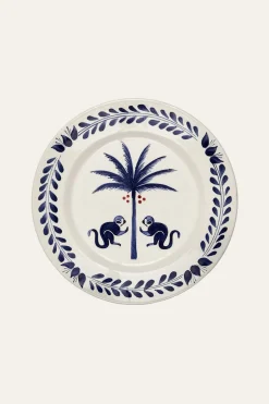 Dinnerware-Johanna Ortiz Saimiri Dessert Plate In Blue Set Of 2