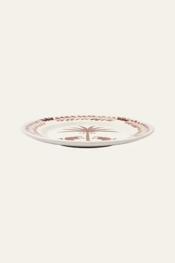 Dinnerware-Johanna Ortiz Saimiri Dessert Plate In Magenta Set Of 2