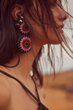 Jewelry-Johanna Ortiz Savage Ornaments Earrings In Lila